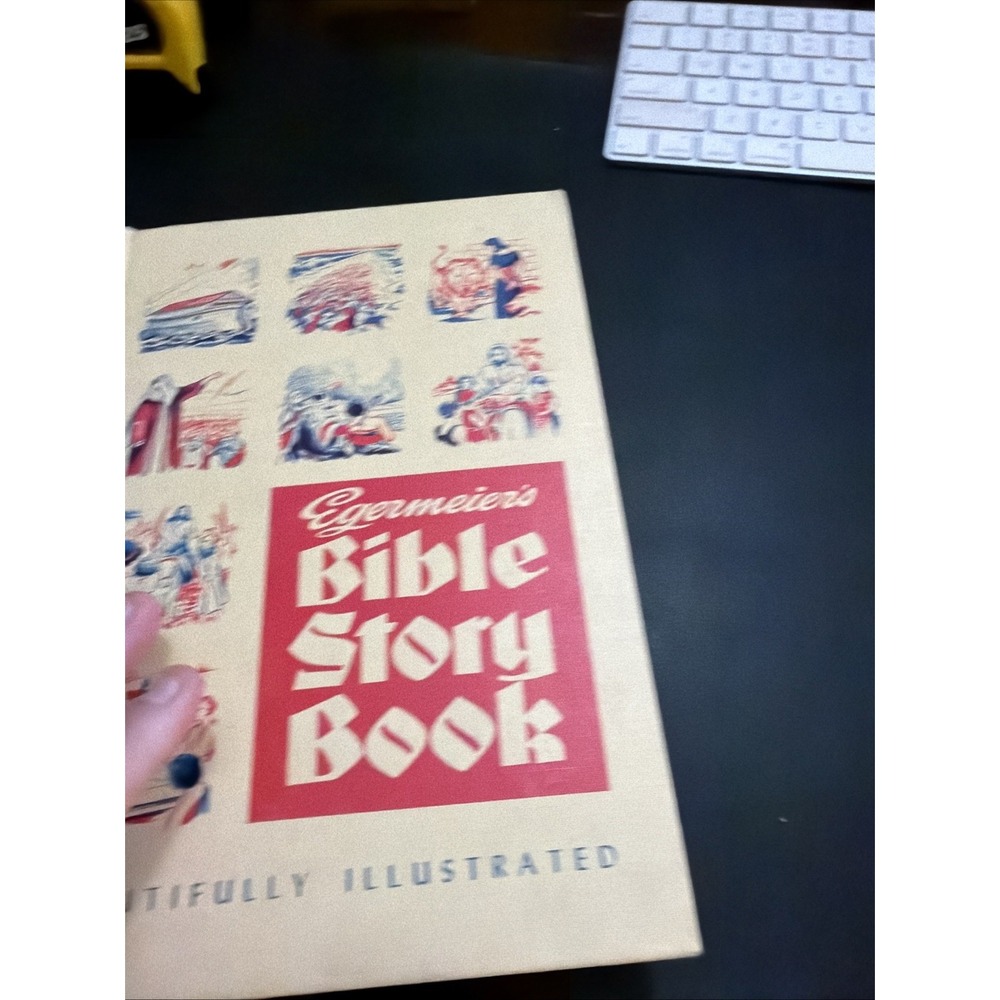 Egermeier's BIBLE STORY BOOK for Young and Old, Vintage 1955 edition!